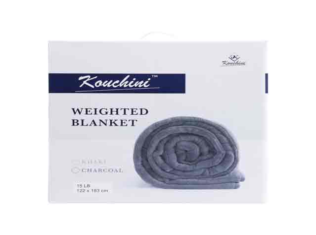 Weighted Blankets in 10, 15 and 20lbs By Kouchini With Separate Washable Cover