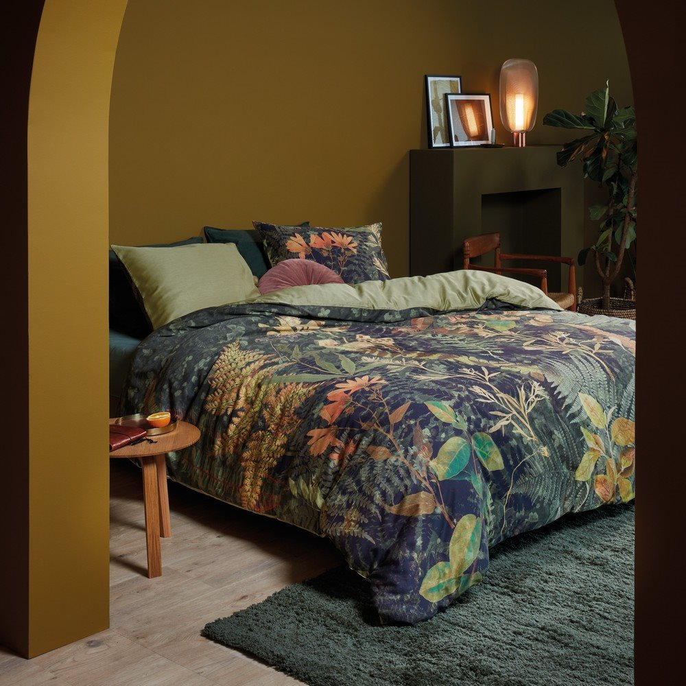 NEW!! Dill printed foliage duvet cover Set By Jo & Me