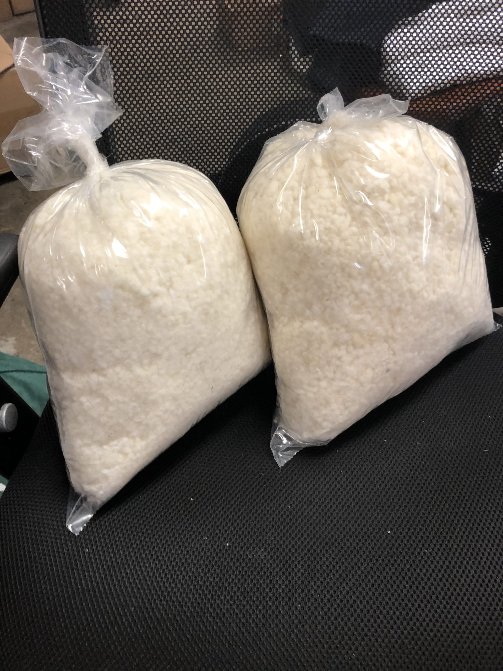 Latex Shredded Chip Pillow. Made from Shredded Organic Latex and MADE