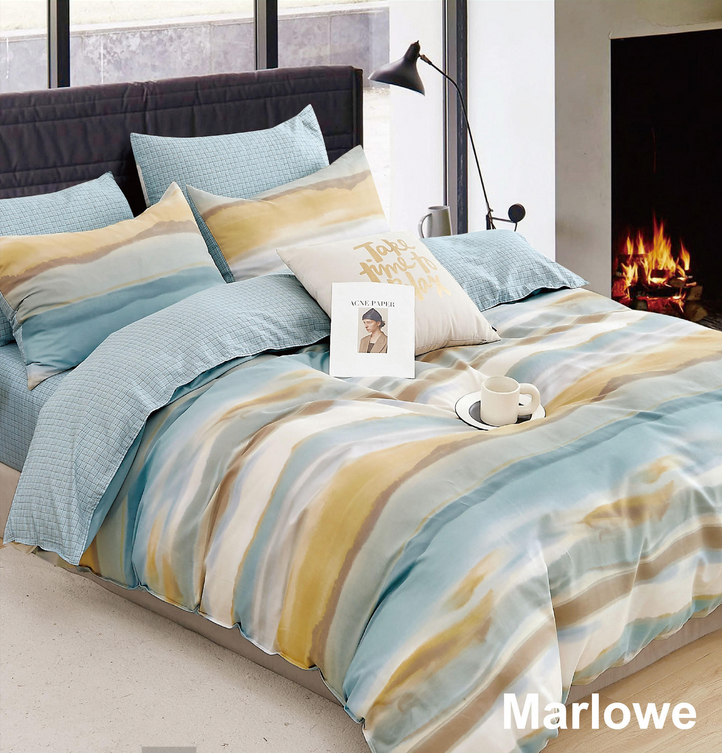 SALE !! Marlowe Duvet Cover Set By Contempo. Stunning!!