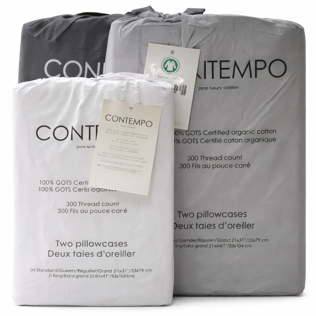 CONTEMPO ORGANIC COTTON SHEETS AND DUVET COVERS. AWESOME PRICES